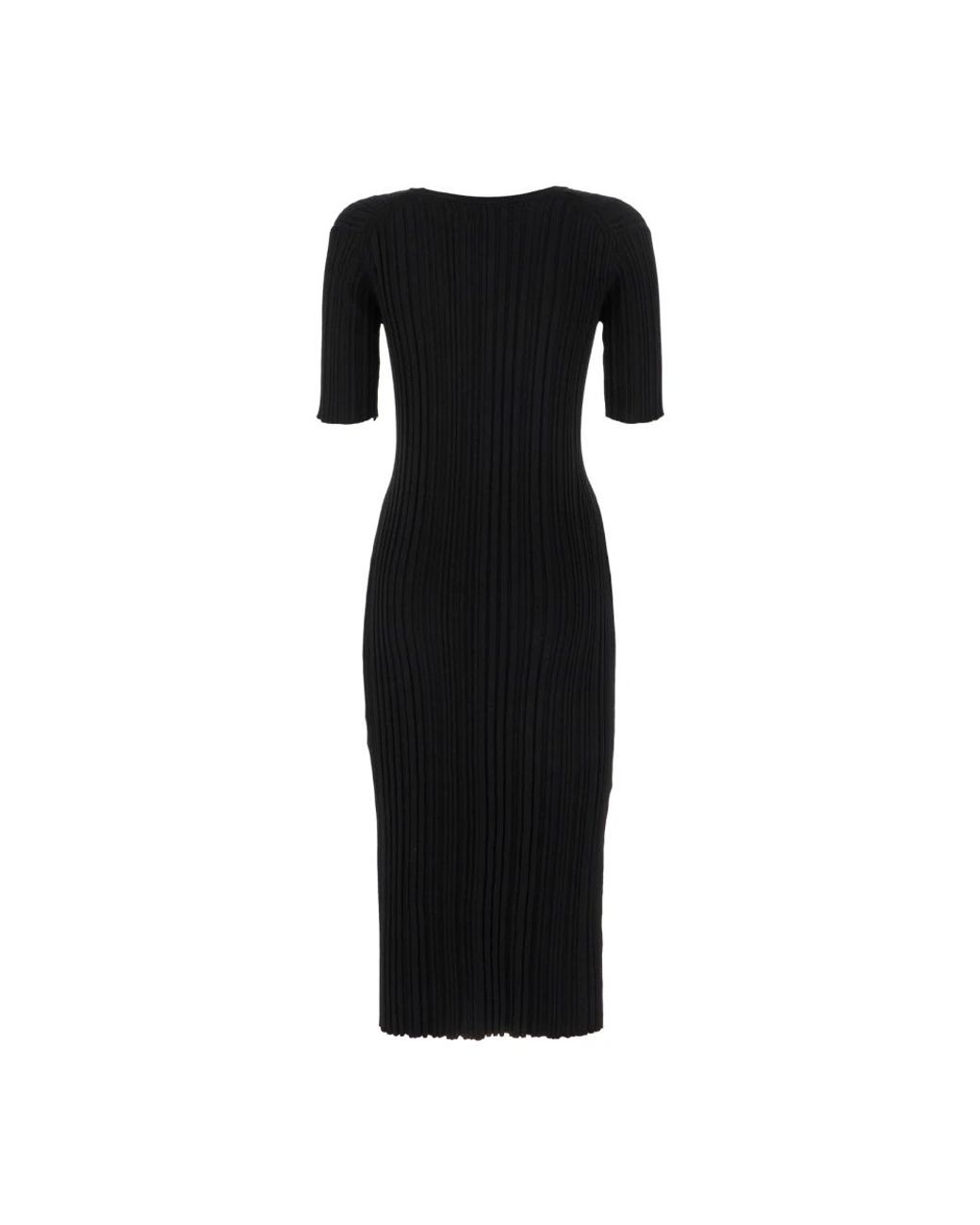Loulou de Saison Black Midi Dresses