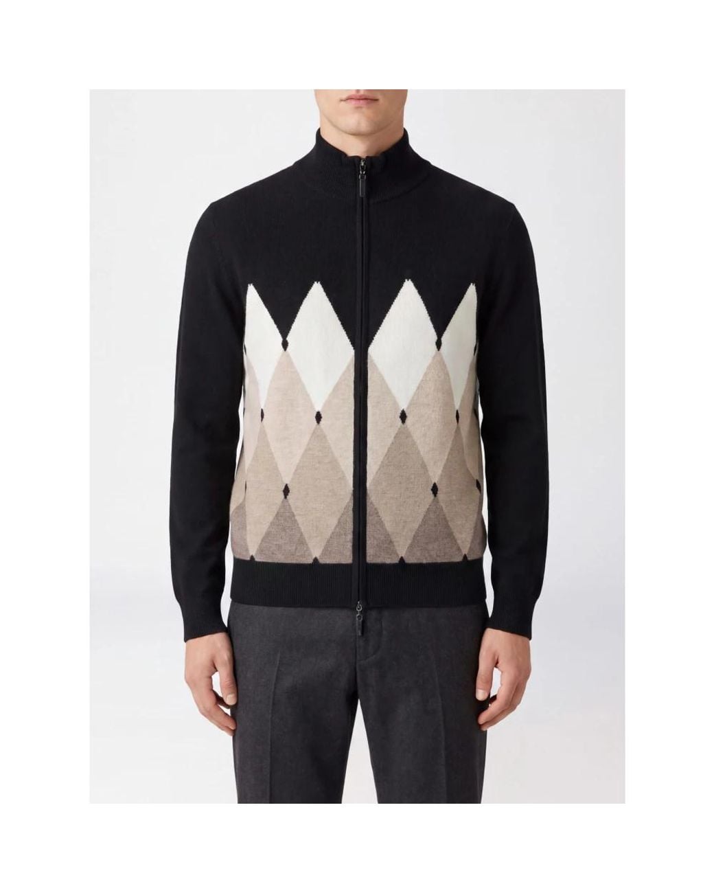 Cardigans Ballantyne de hombre de color Black