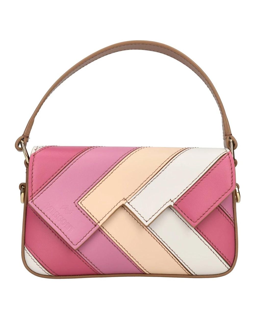 Missoni Pink Mini Leder Tasche