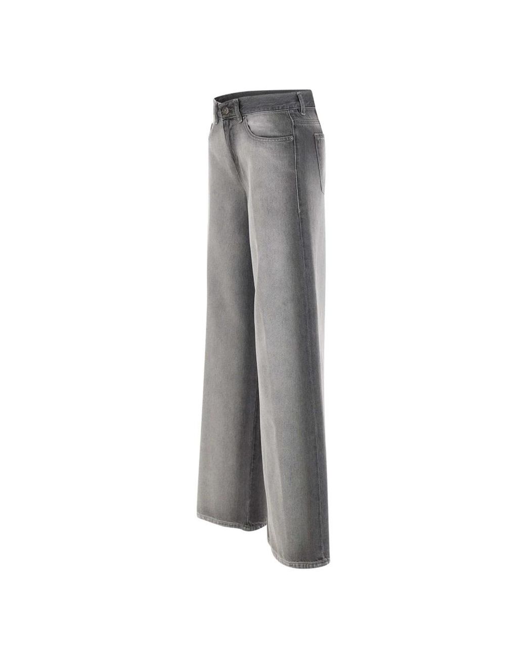 DIESEL Gray Wide Jeans