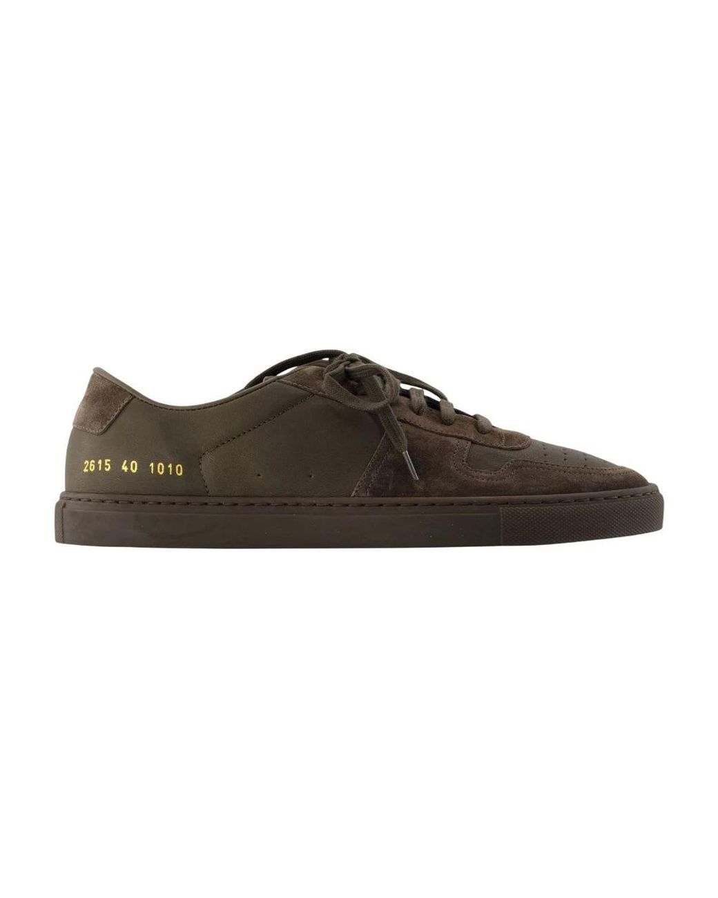Common Projects Schoenen ,Groen ,Suède Bball Duo Sneakers in het Brown voor heren