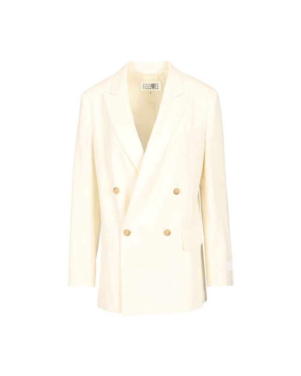MM6 by Maison Margiela Natural Blazers
