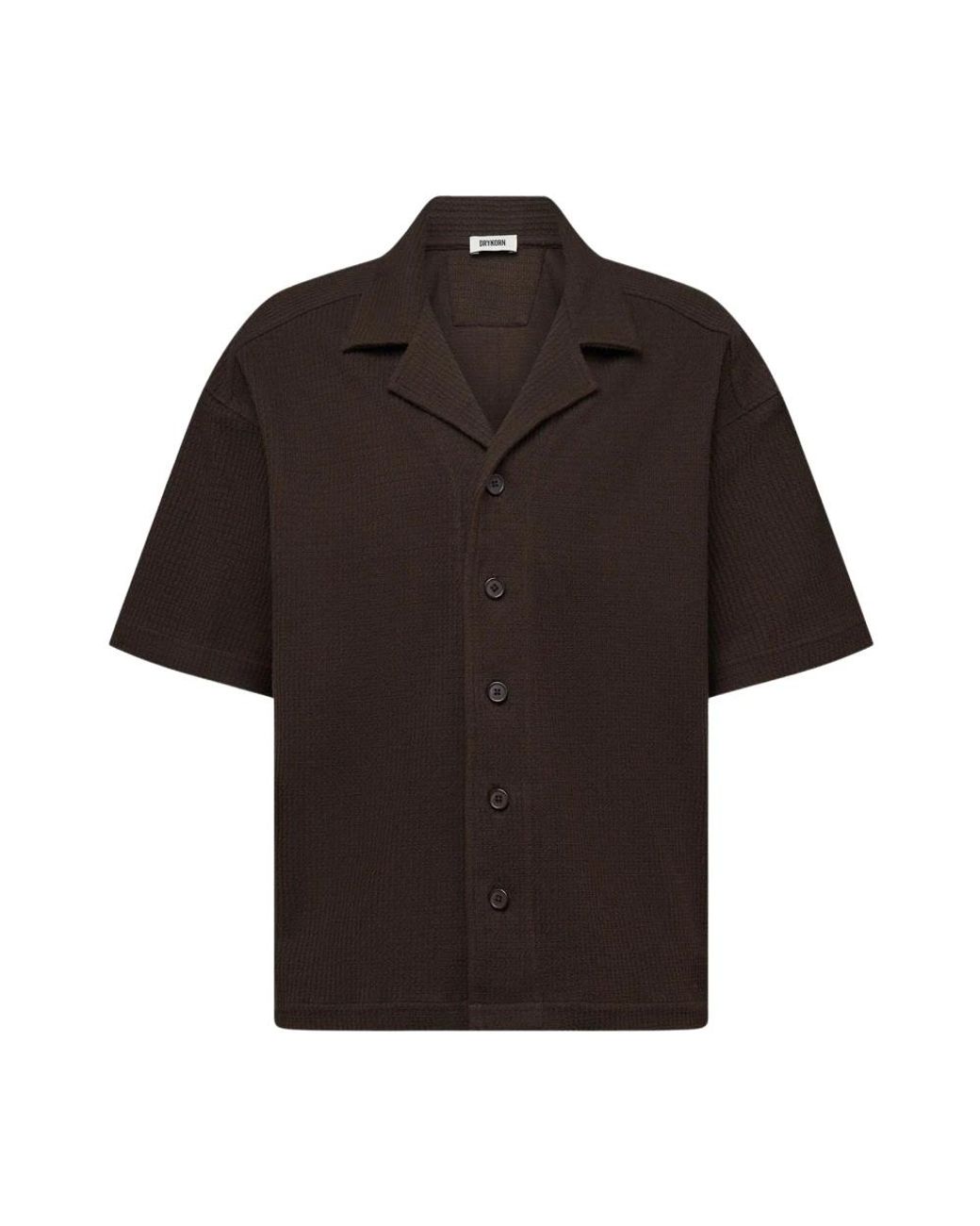 Drykorn Black Short Sleeve Shirts for men