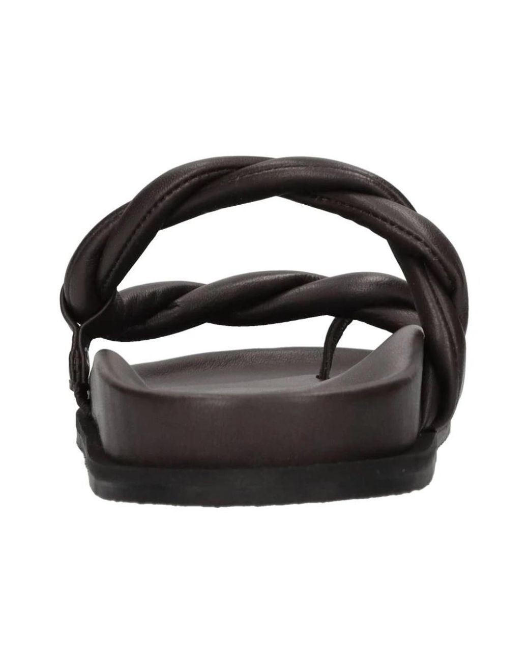 Elena Iachi Black Flip Flops