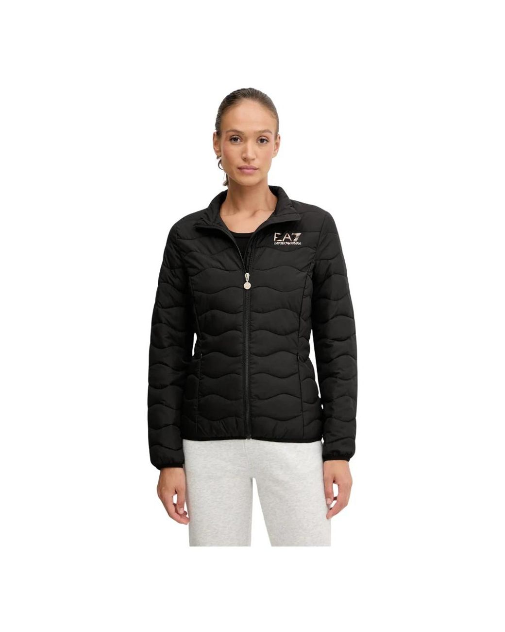 EA7 Black Gesteppte Übergangsjacke