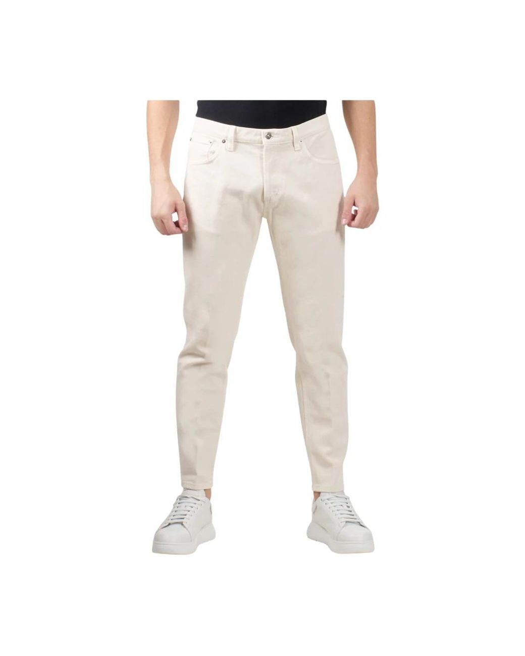 Dondup Natural Cropped Jeans for men