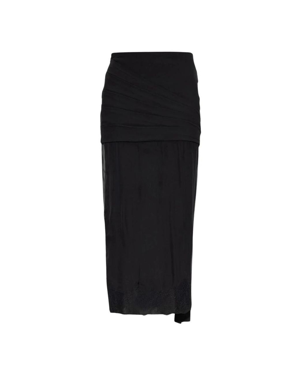 Valentino Black Midi Skirts
