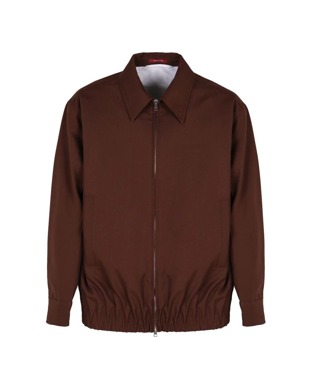 Gucci Wollen Jack Met Reliëf in het Brown voor heren