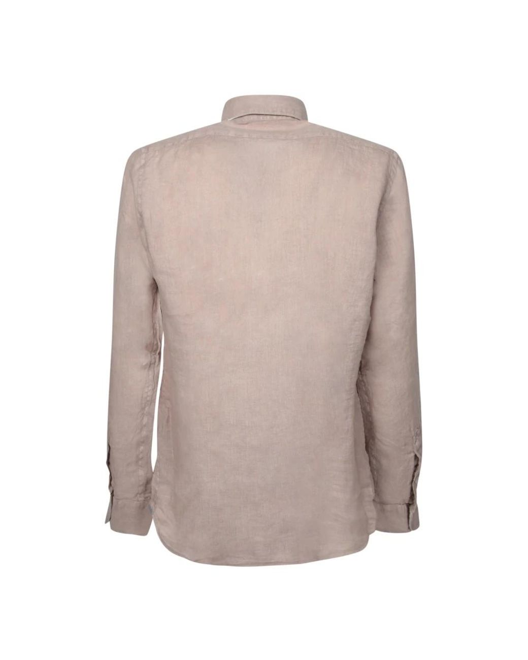 Dell'Oglio Brown Casual Shirts for men