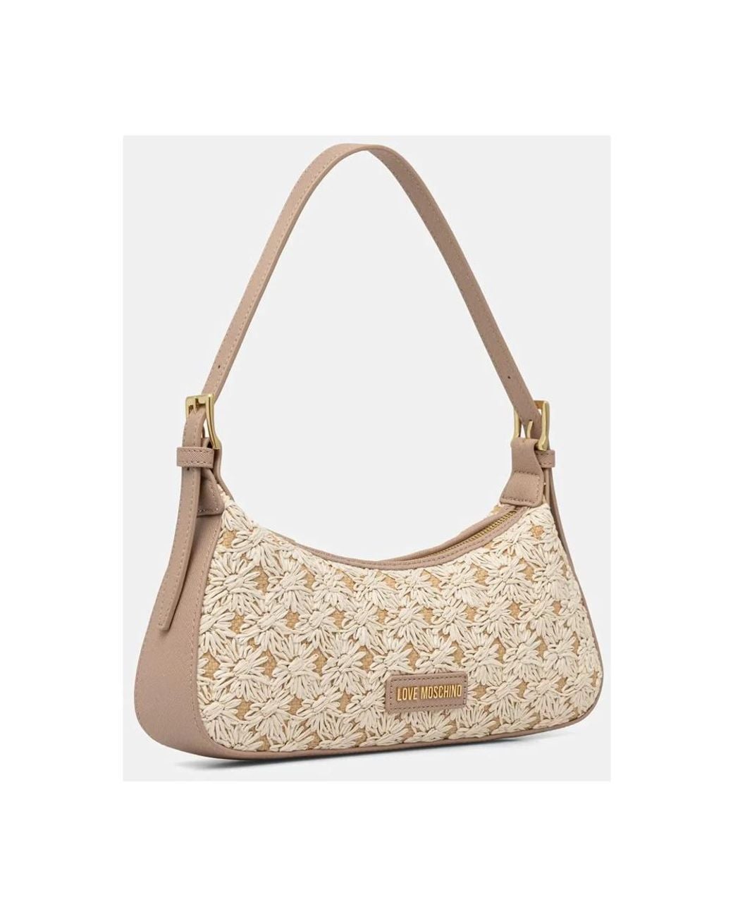 Shoulder Bags di Love Moschino in Natural