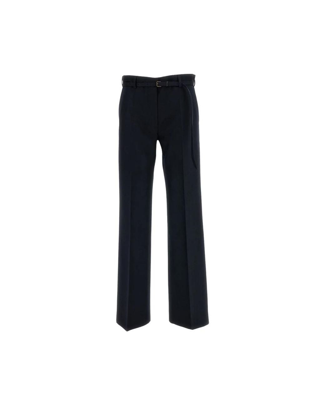 Dries Van Noten Blue Wide Trousers