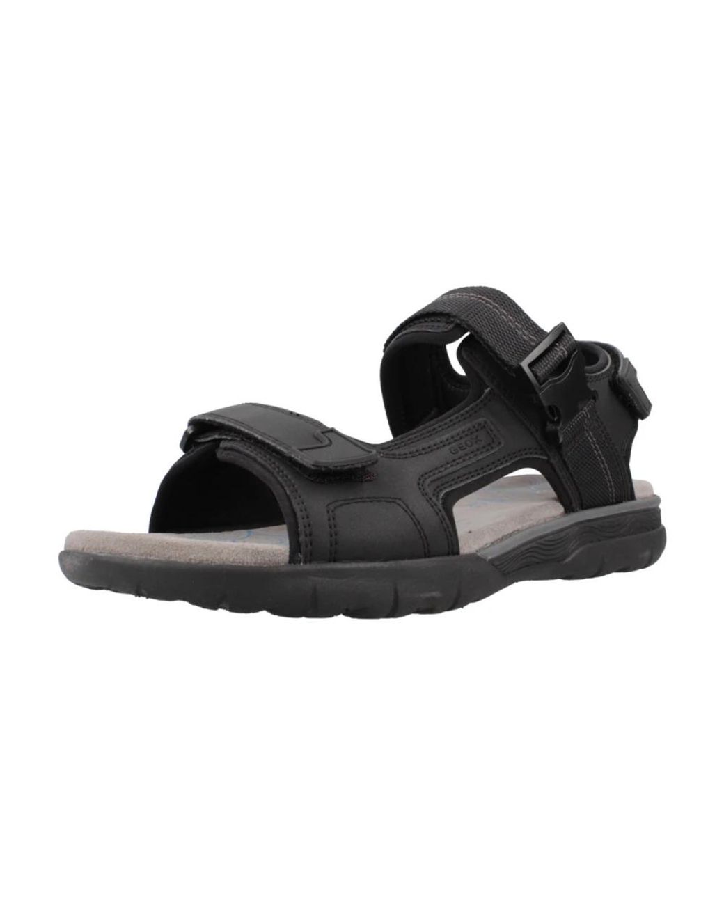 Flat Sandals di Geox in Black da Uomo