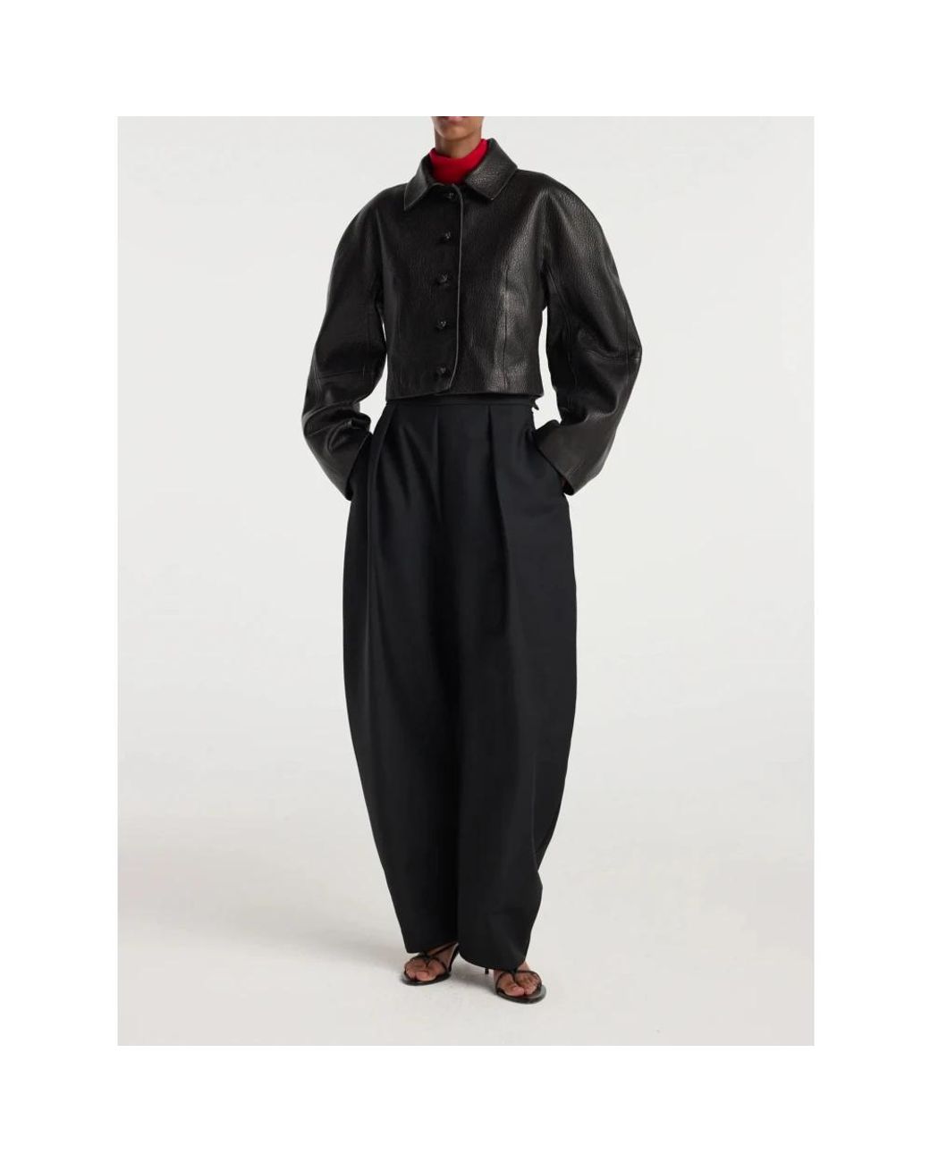 Leather Jackets Rohe de color Black