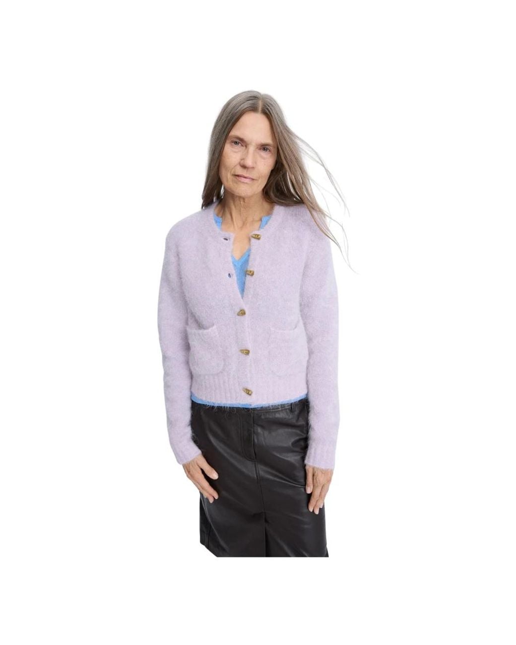 Cardigans Munthe de color Purple