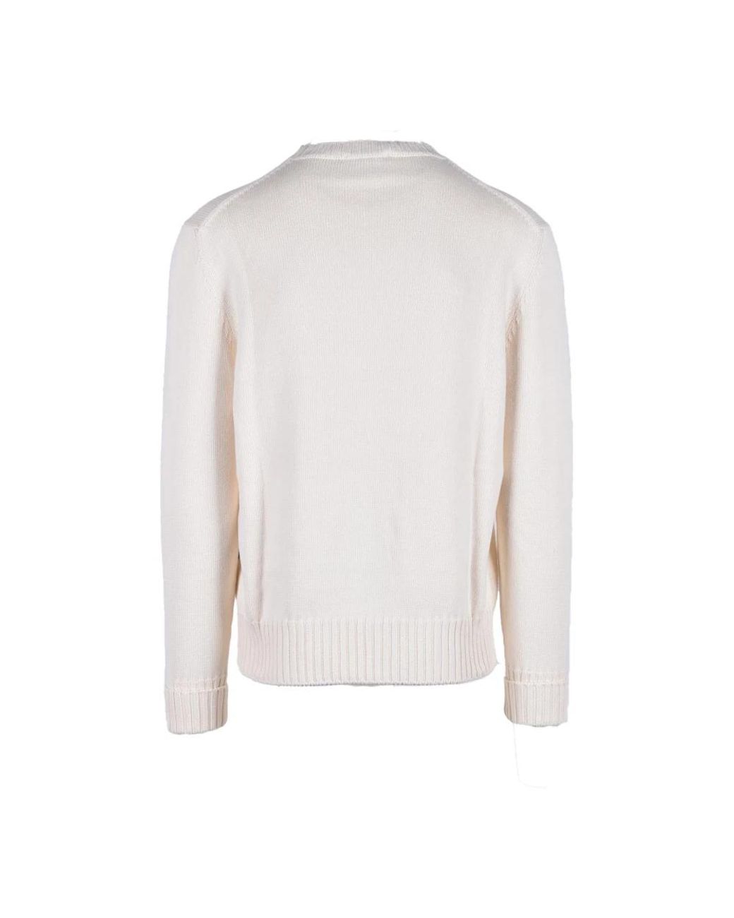 McQueen Baumwollstrickpullover in White für Herren