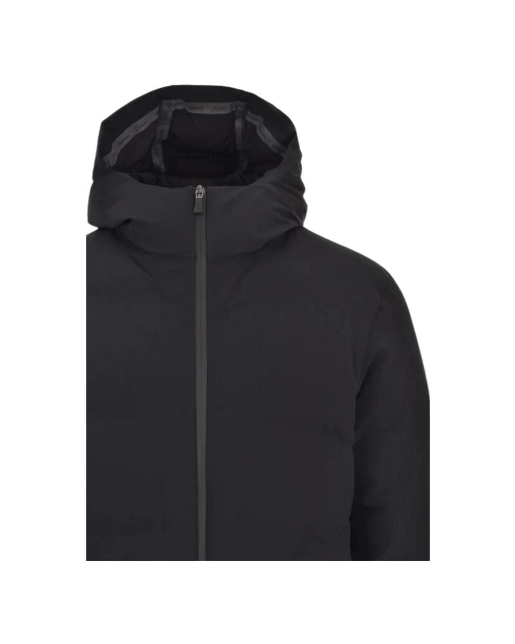 Winter Jackets Herno de hombre de color Black