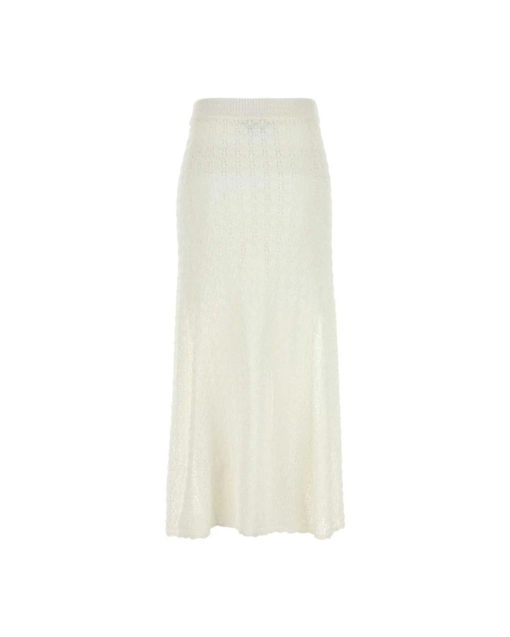 Ganni White Maxi Skirts