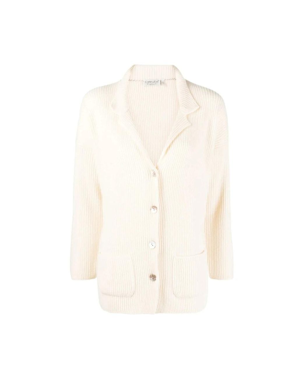 CORTE DI KEL White Cashmere Knitwear