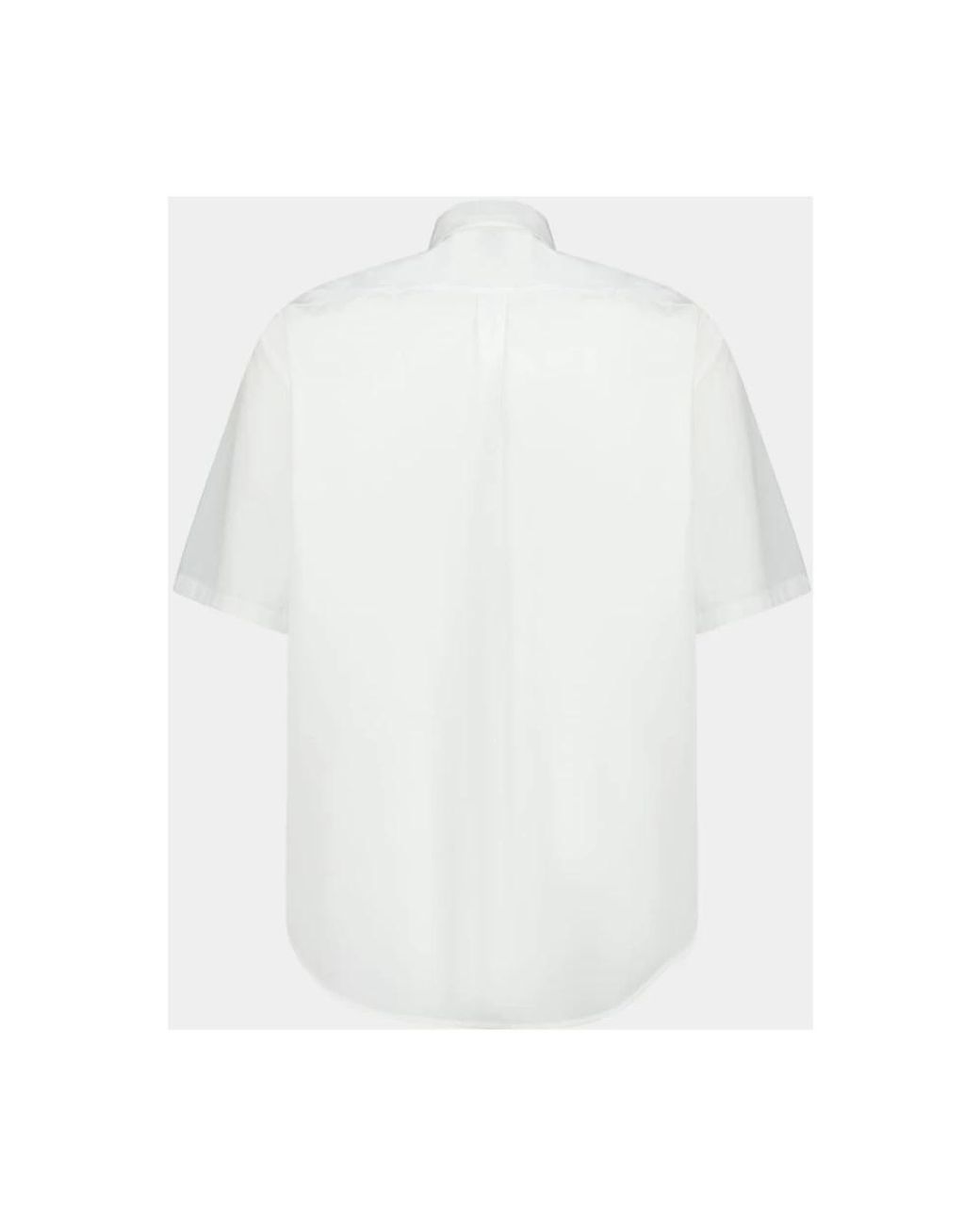 Balmain White Short Sleeve Shirts for men