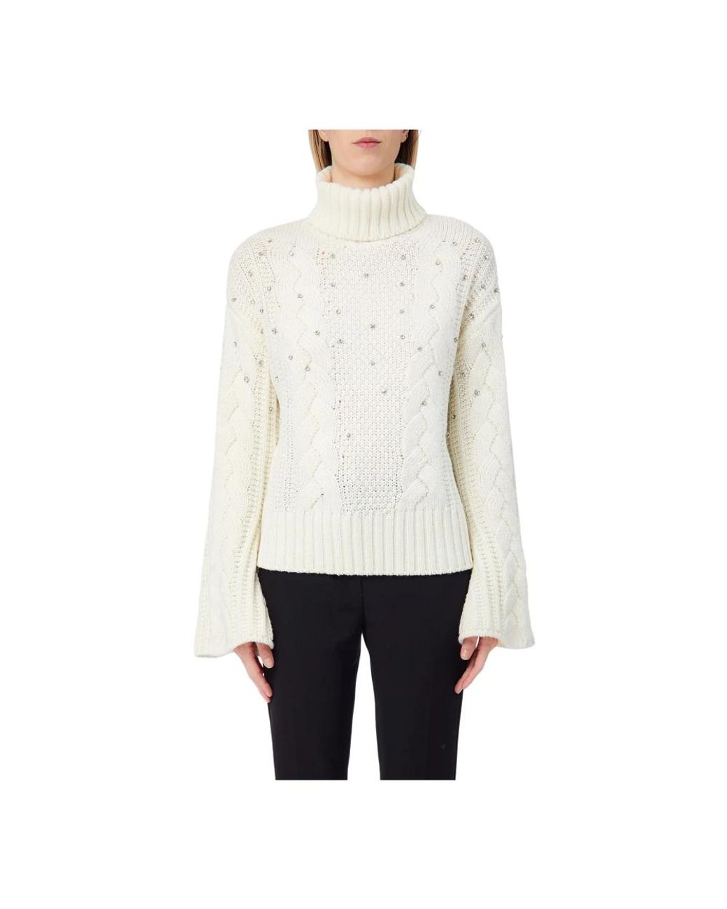 Turtlenecks Liu Jo de color White