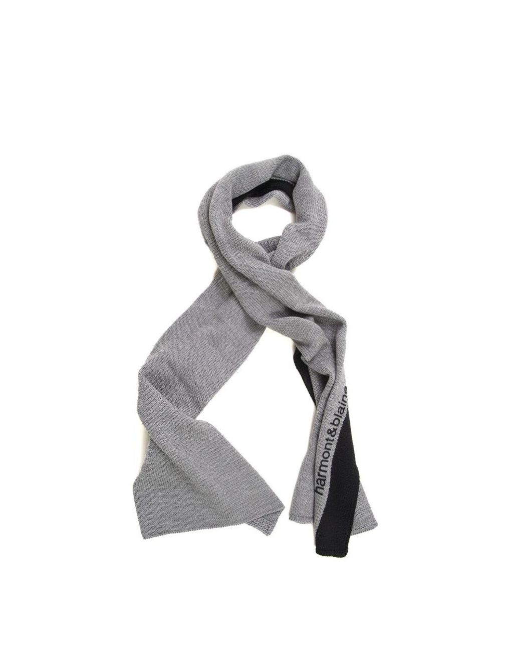 Harmont & Blaine Gray Winter Scarves for men