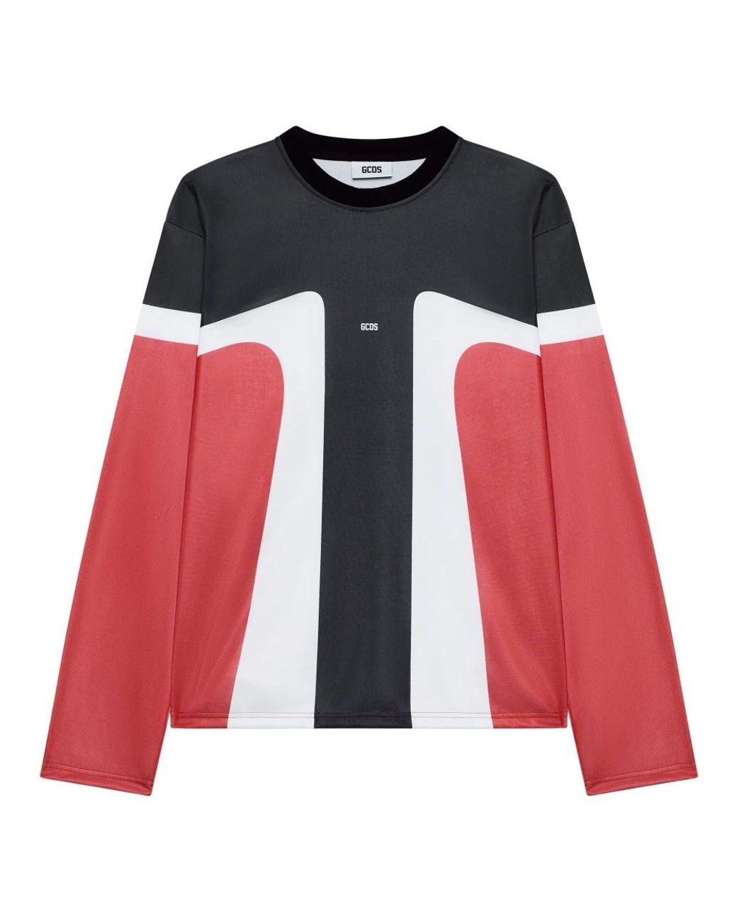 Gcds Red Long Sleeve T-Shirts for men