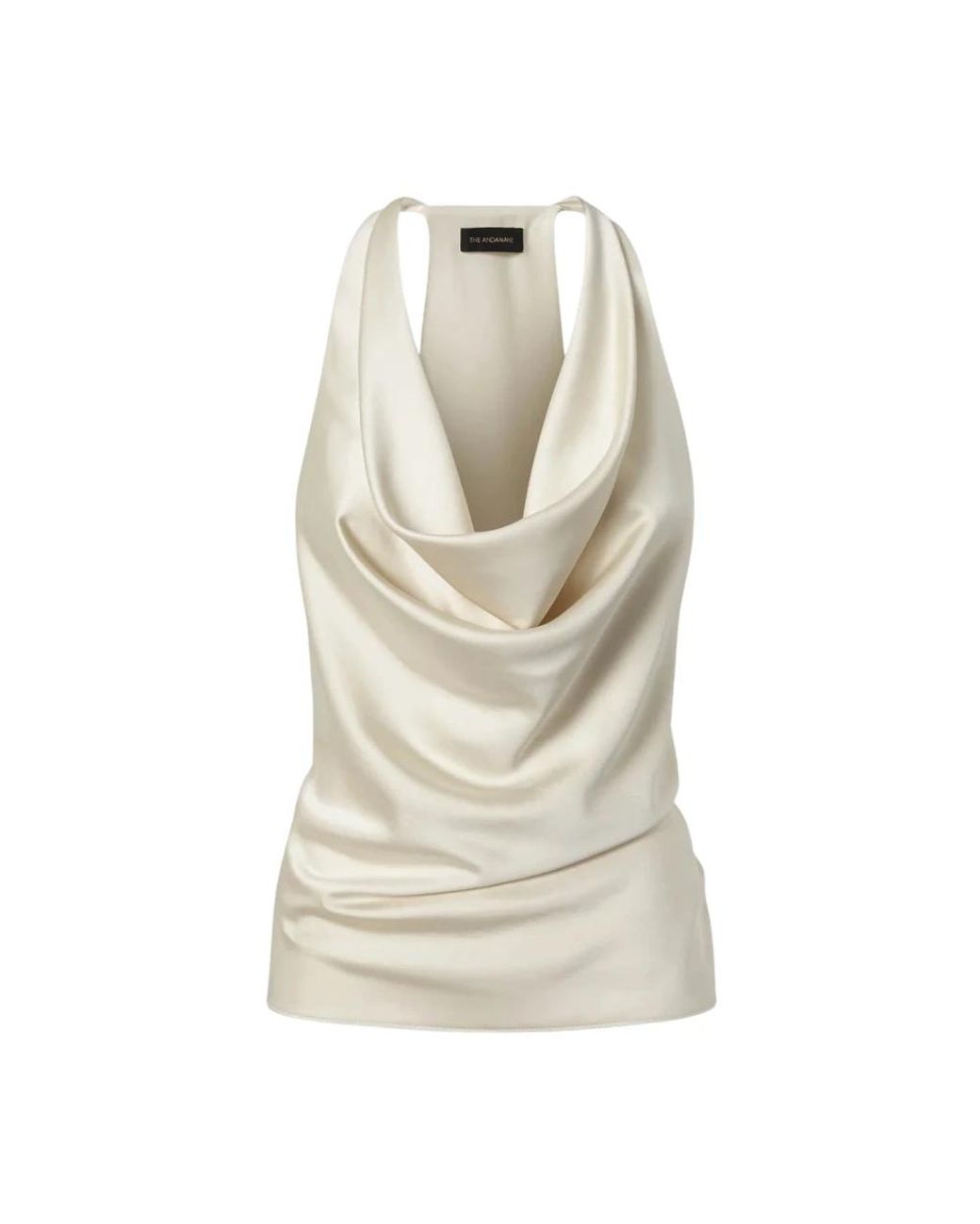 ANDAMANE Natural Sleeveless Tops