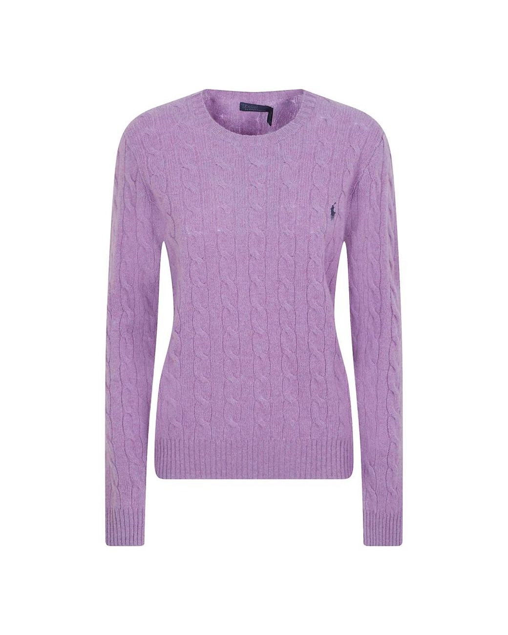 Ralph Lauren Purple Round-Neck Knitwear