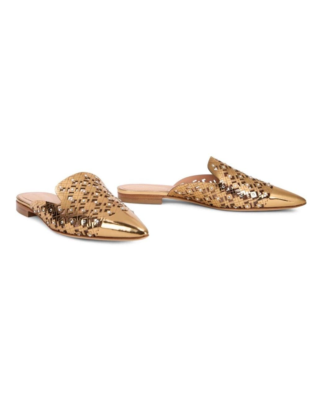 Alberta Ferretti Brown Mules