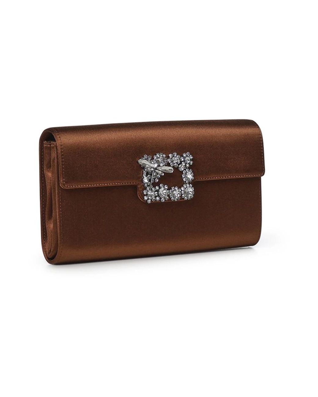 Roger Vivier Brown Clutches