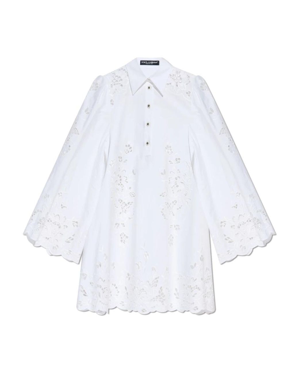Dolce & Gabbana White Short Dresses