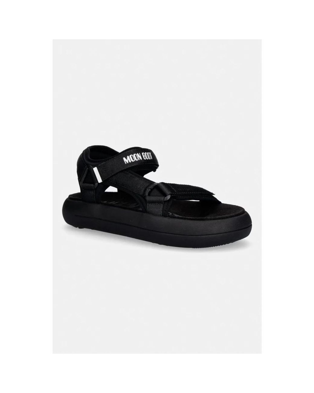 Moon Boot Super Sandal in Black für Herren