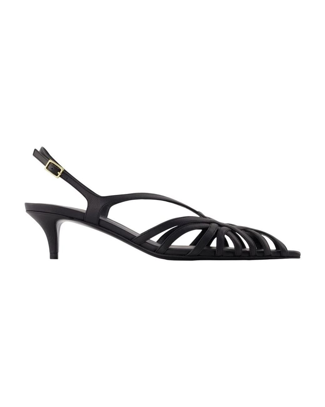 Balmain Black High Heel Sandals