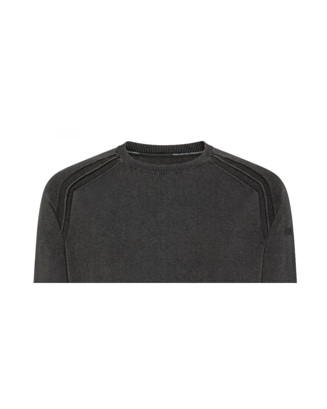 Rrd Gray Round-Neck Knitwear for men