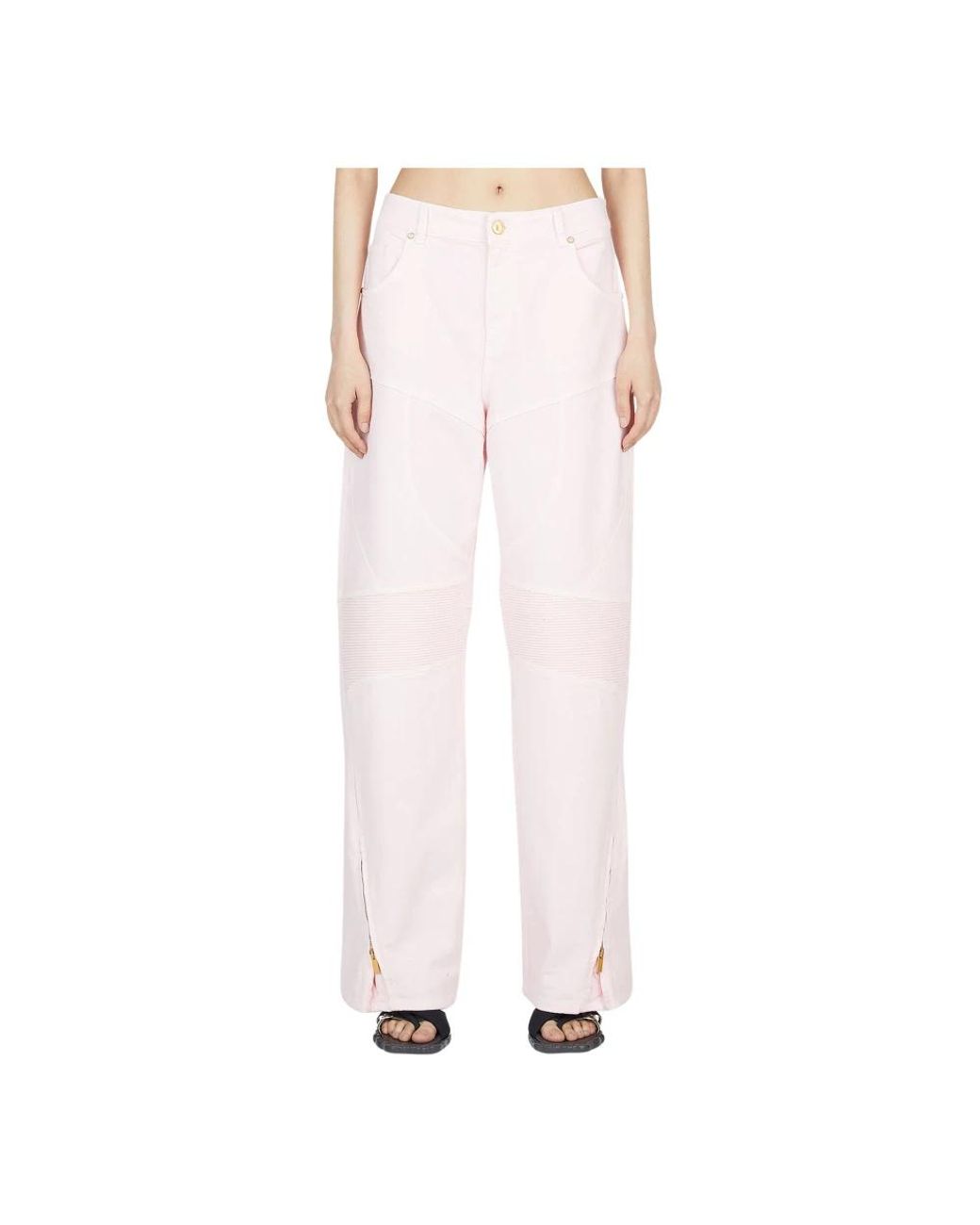 Blumarine Pink Straight Fit Jeans