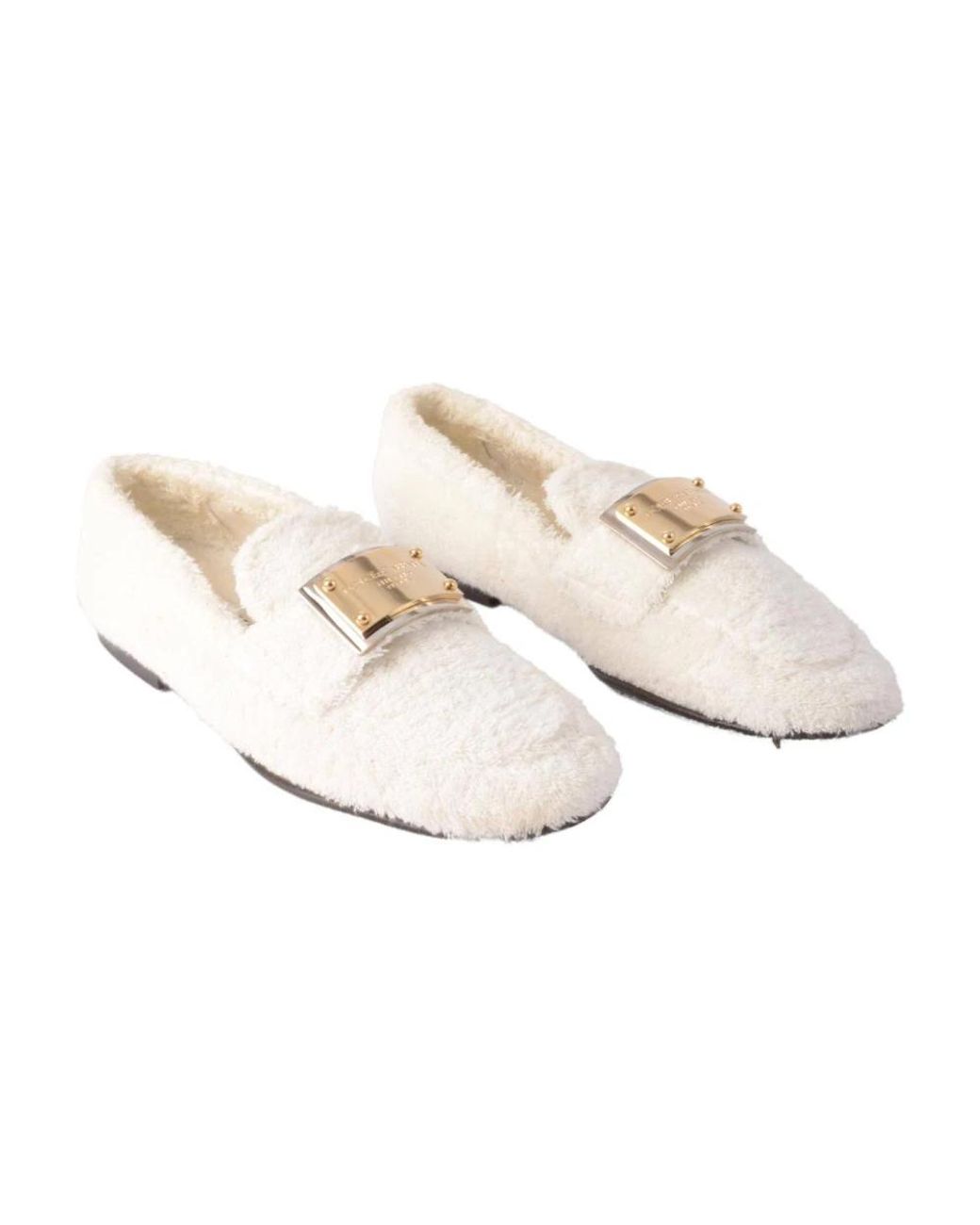 Dolce & Gabbana White Loafers for men