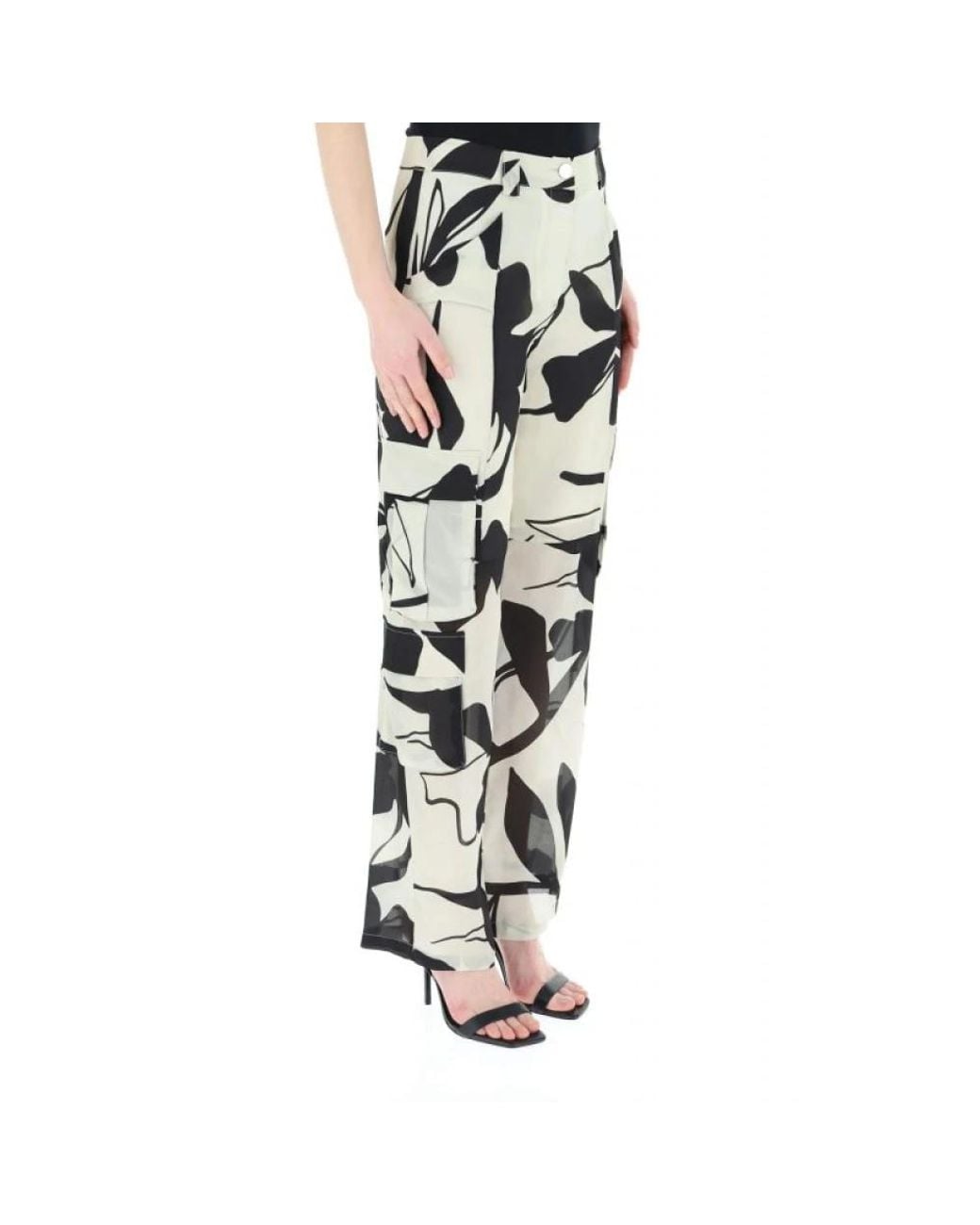 Liu Jo Black Wide Trousers