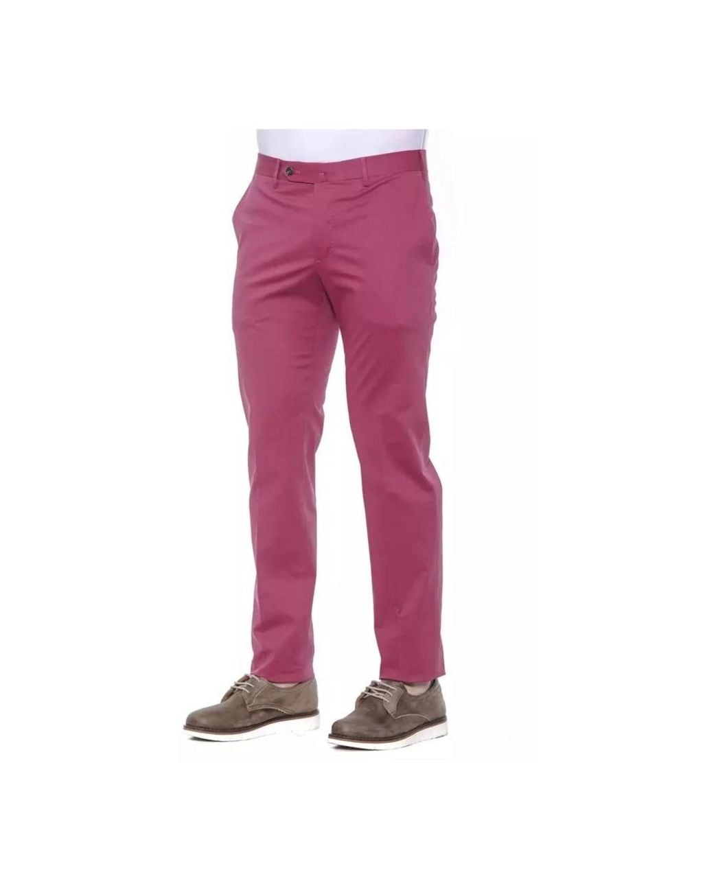 PT Torino Purple Suit Trousers for men