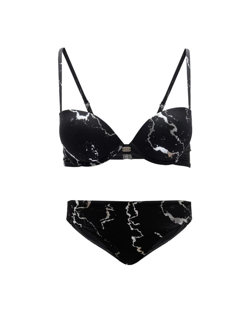 EA7 Bikini Set in het Black