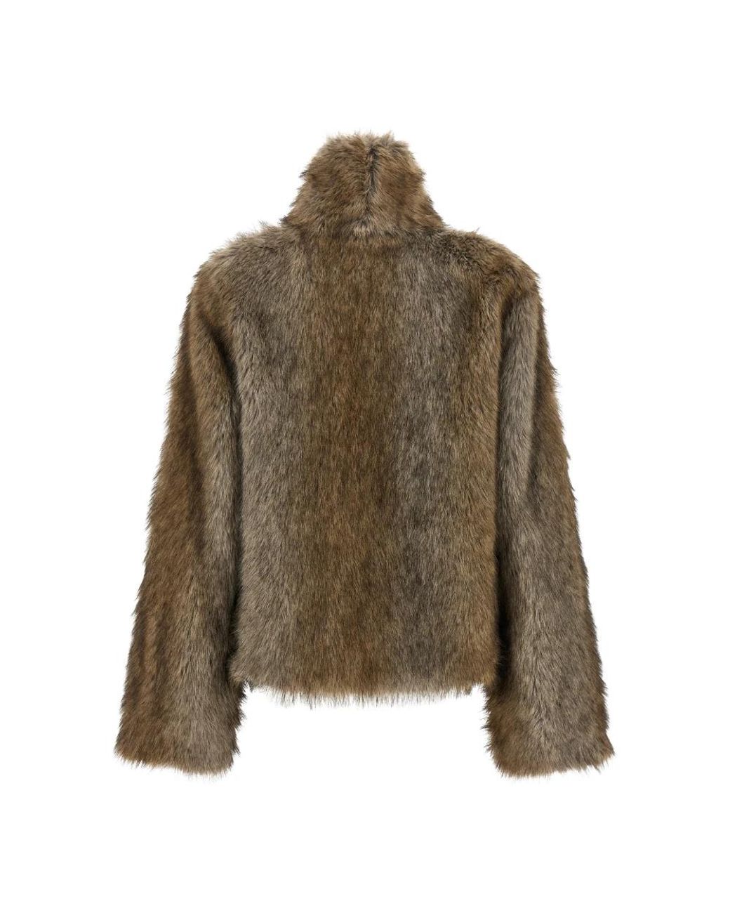 BB COUTURE Green Faux Fur & Shearling Jackets
