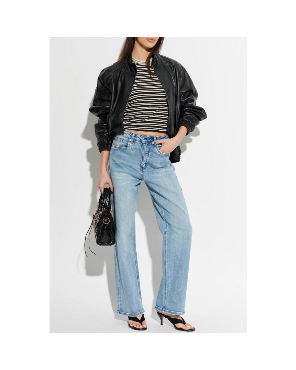 Straight Jeans Gestuz de color Blue