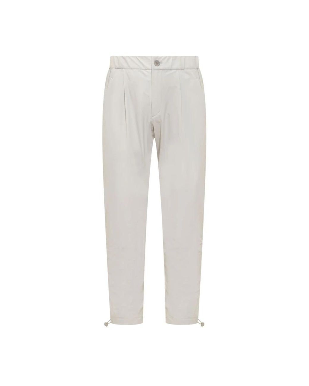 Herno Gray Slim-Fit Trousers for men