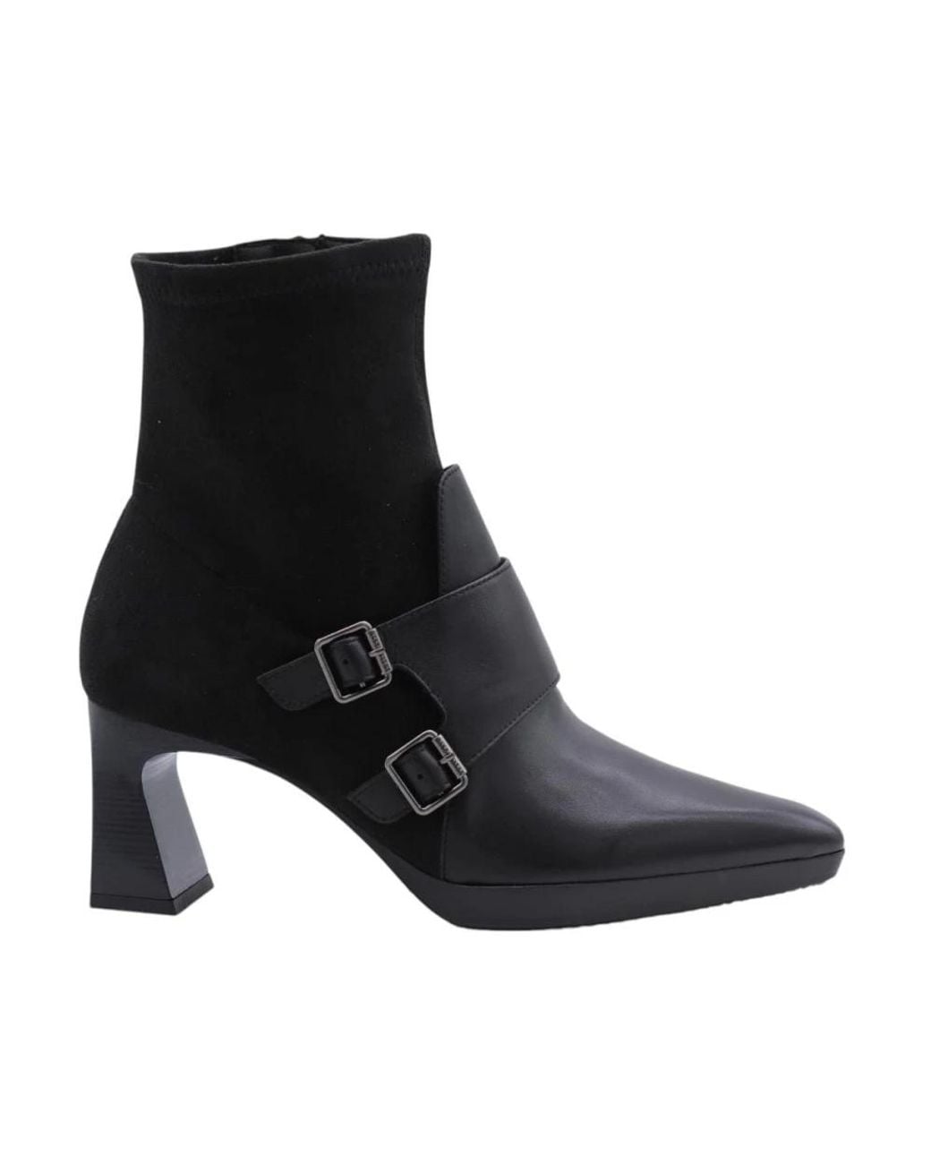 Hispanitas Black Heeled Boots