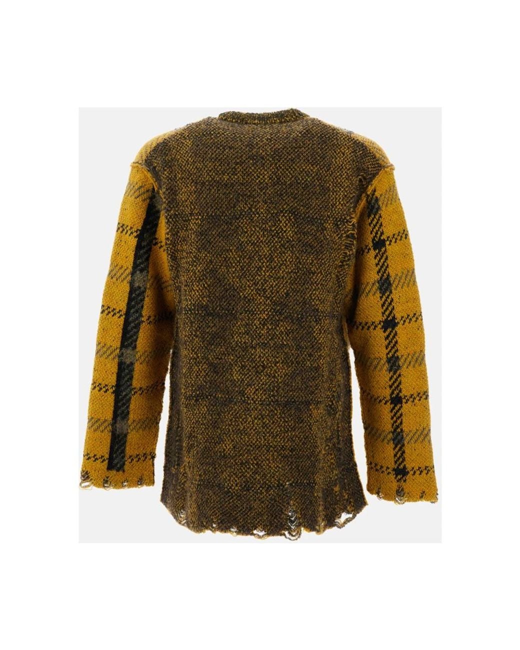 Junya Watanabe Yellow Round-Neck Knitwear for men