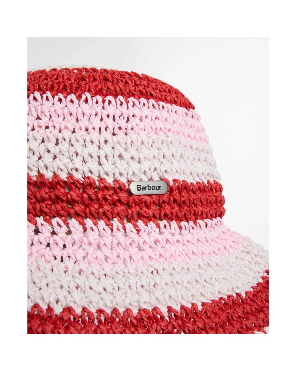 Barbour Red Esther Häkelhut