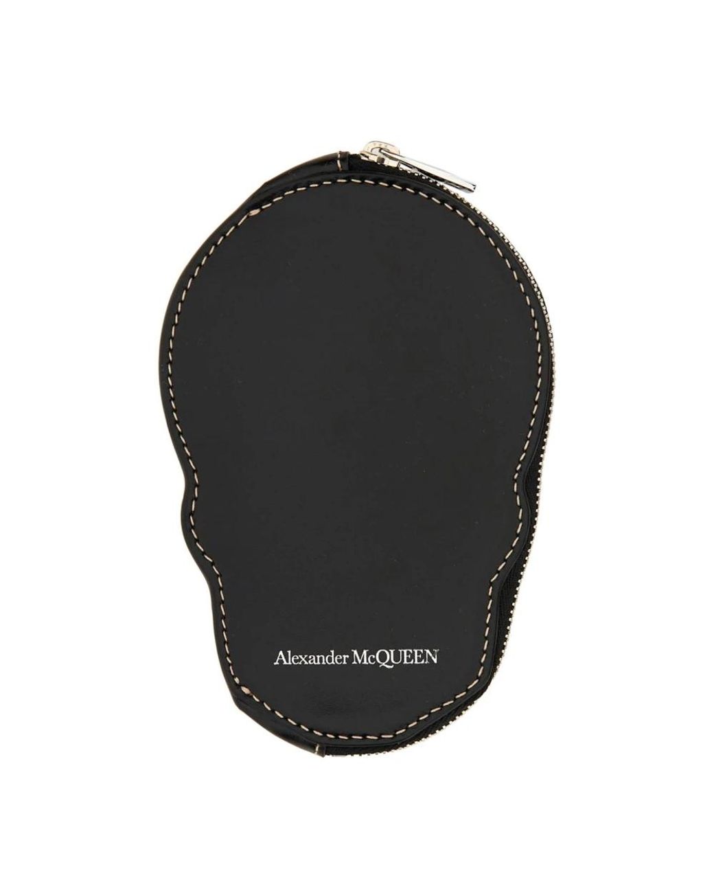 McQueen Skull Münzbeutel in Black für Herren
