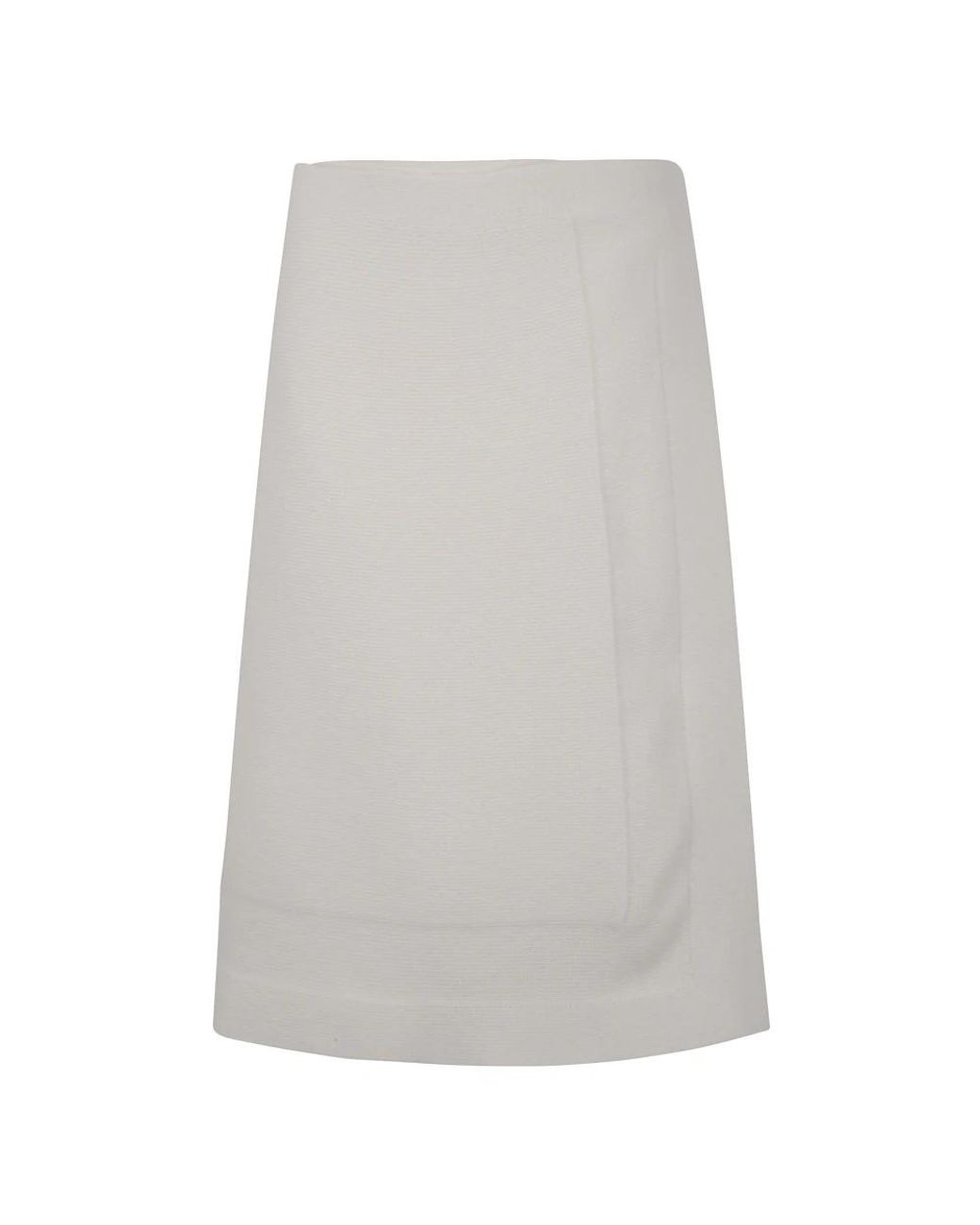 Jil Sander Rokken ,Grijs ,Gewatteerde Details Rok in het Gray