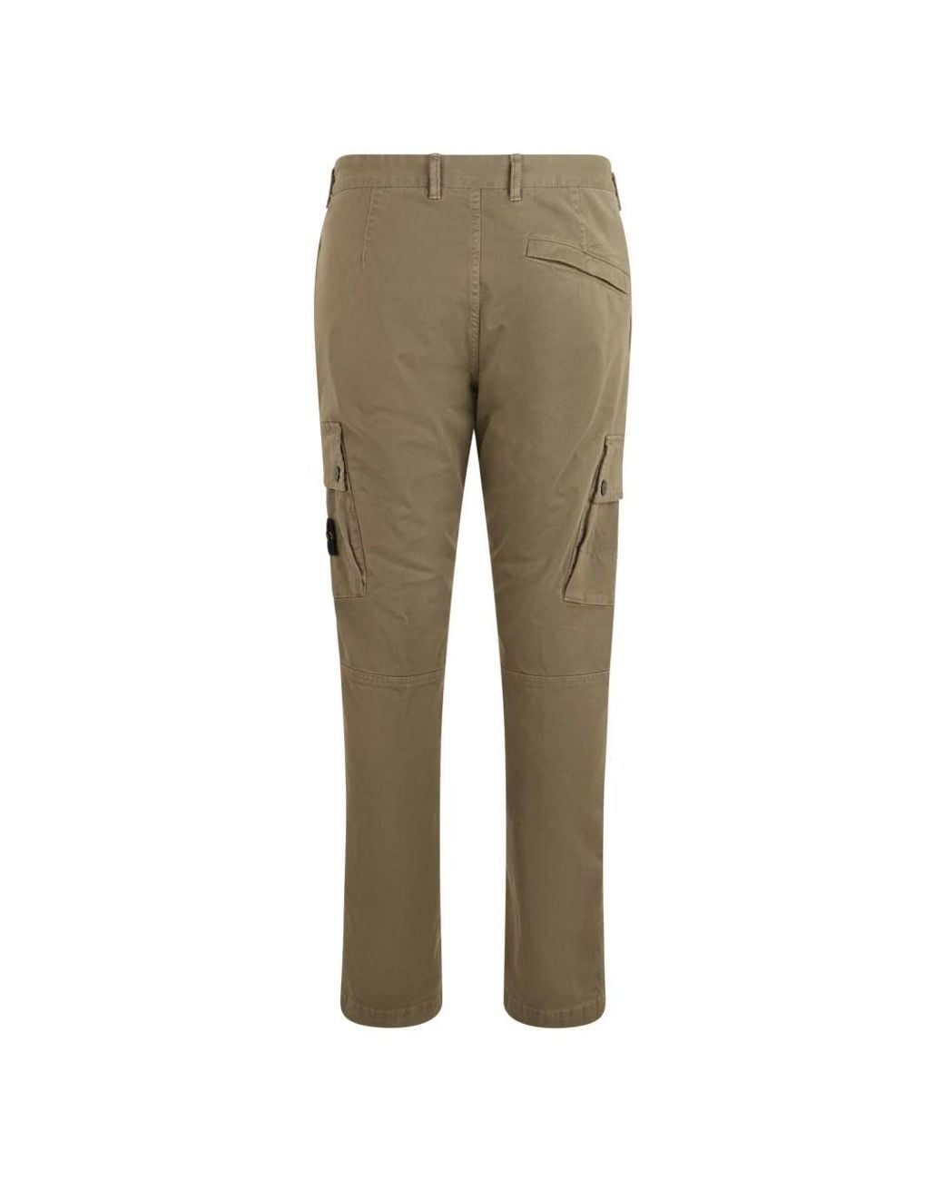 Stone Island Green Slim-Fit Trousers for men