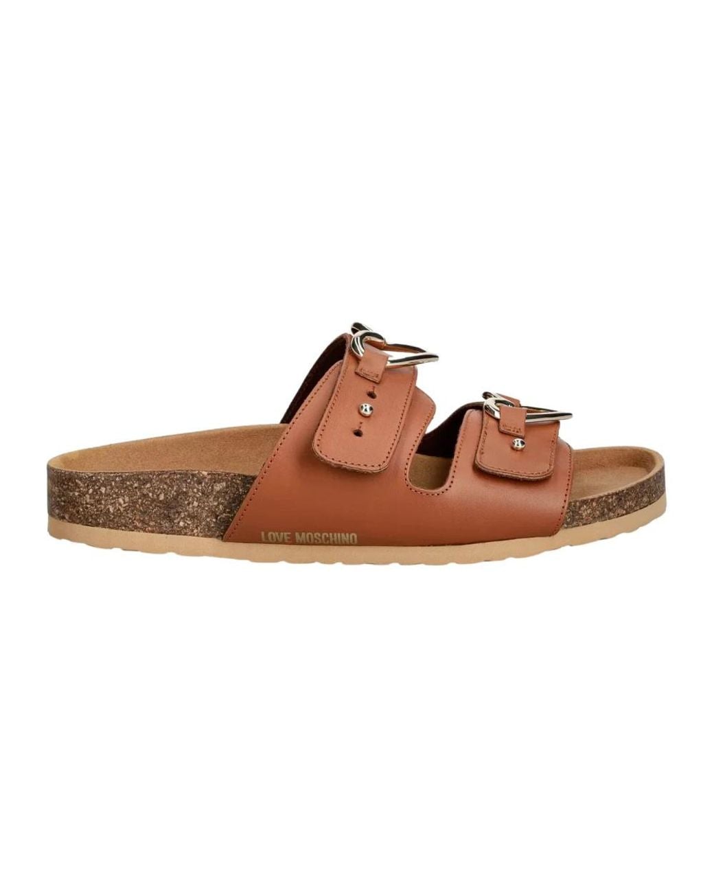 Sliders di Love Moschino in Brown