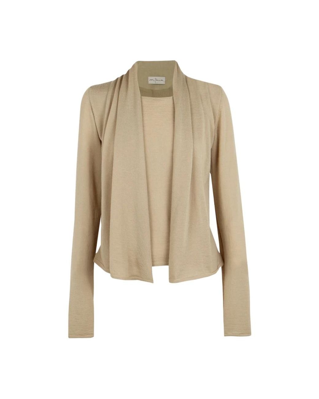 Cortana Natural Cashmere Knitwear